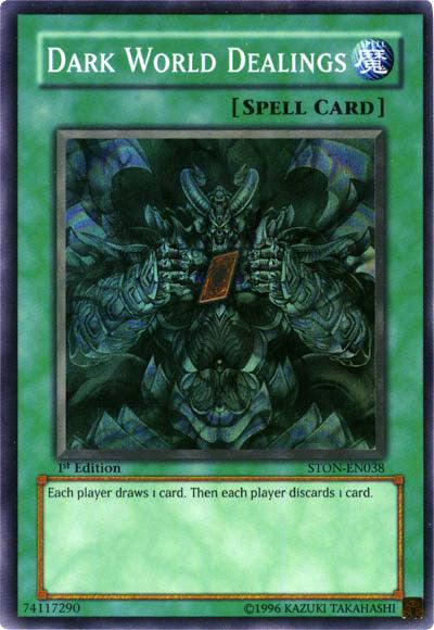 Dark World Dealings [STON-EN038] Super Rare - Josh's Cards