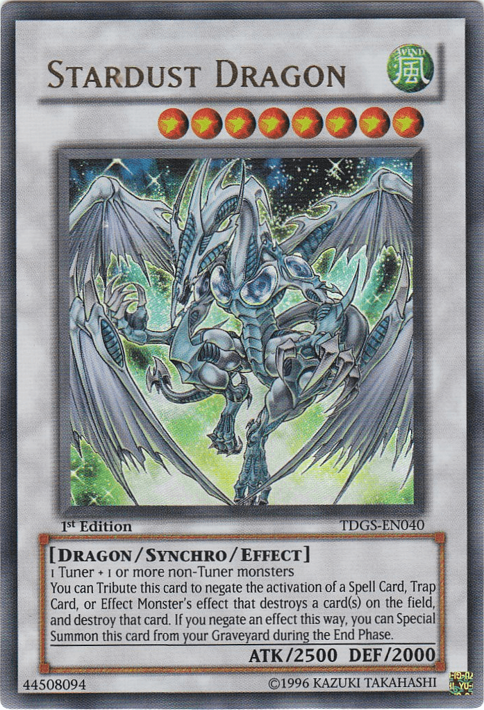 Stardust Dragon [TDGS-EN040] Ultra Rare - Josh's Cards