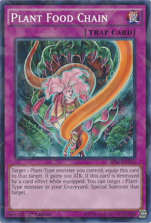 Plant Food Chain [BP03-EN212] Shatterfoil Rare - Josh's Cards