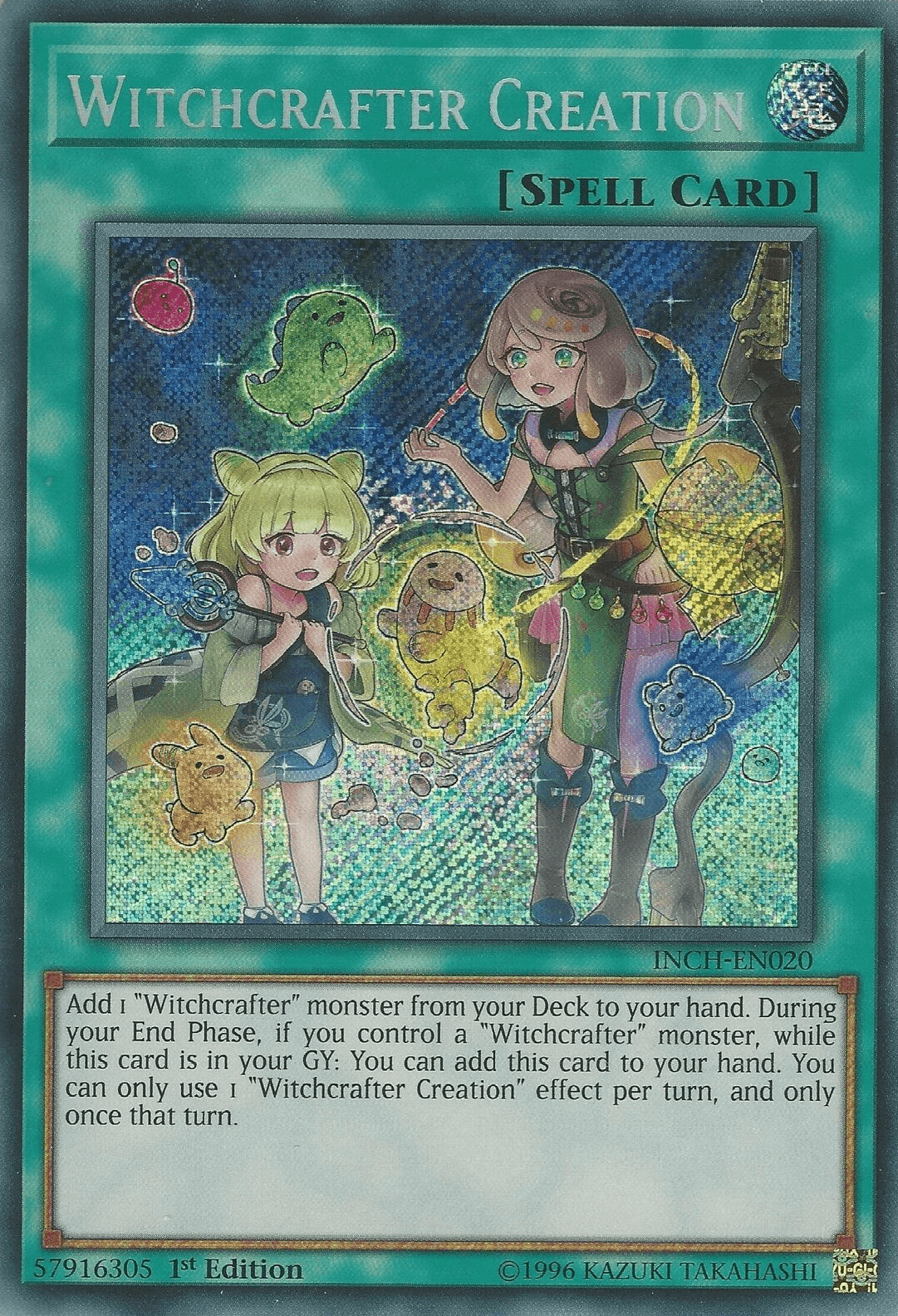 Witchcrafter Creation [INCH-EN020] Secret Rare - Josh's Cards