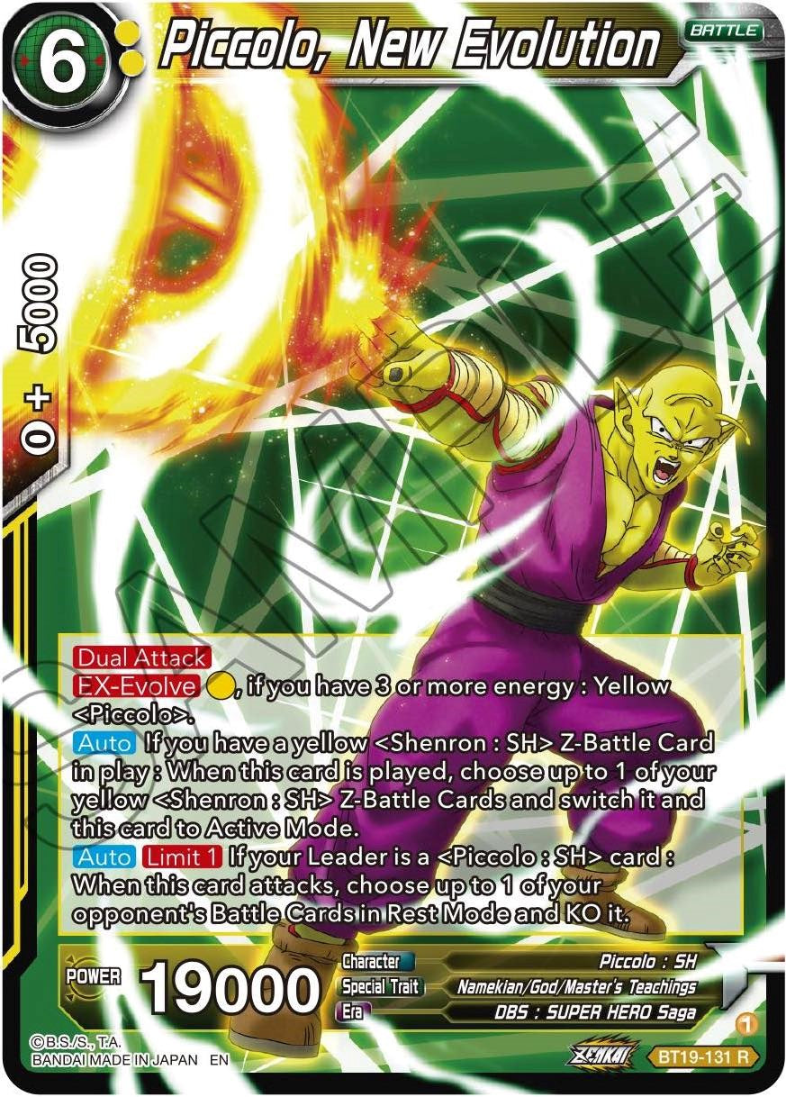 Piccolo, New Evolution (BT19-131) [Fighter's Ambition] Parallel Foil