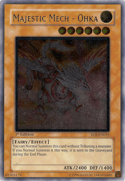 Majestic Mech - Ohka [EOJ-EN015] Ultimate Rare - Josh's Cards