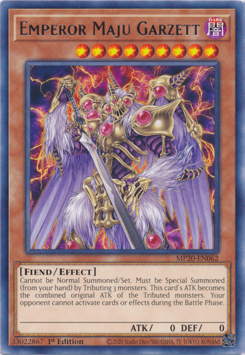 Emperor Maju Garzett [MP20-EN062] Rare - Josh's Cards