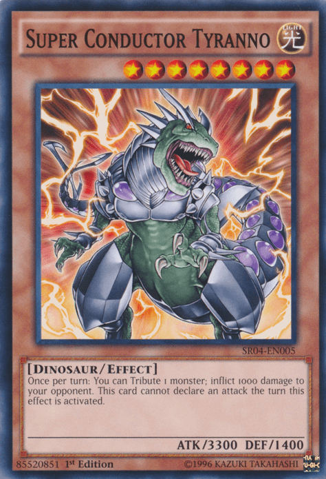 Super Conductor Tyranno [SR04-EN005] Common - Josh's Cards