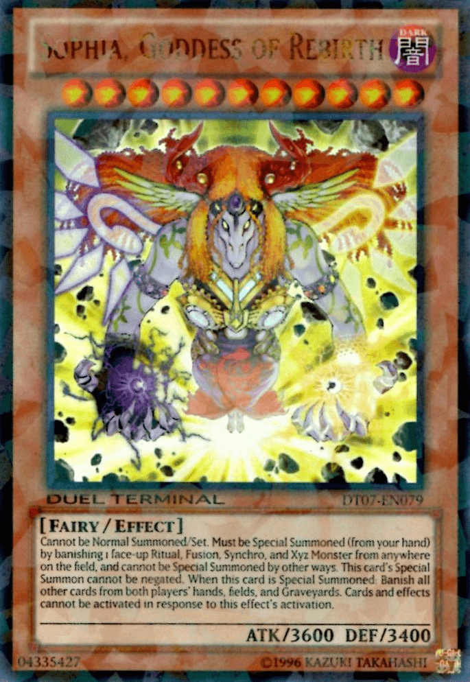 Sophia, Goddess of Rebirth [DT07-EN079] Ultra Rare - Josh's Cards