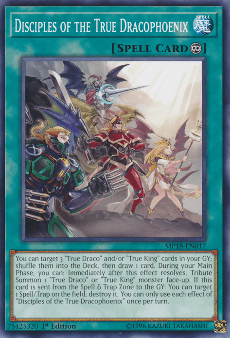 Disciples of the True Dracophoenix [MP18-EN017] Common - Josh's Cards