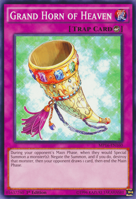 Grand Horn of Heaven [MP16-EN160] Common - Josh's Cards