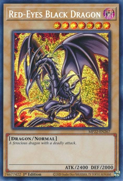 Red-Eyes Black Dragon [MP22-EN267] Prismatic Secret Rare - Josh's Cards