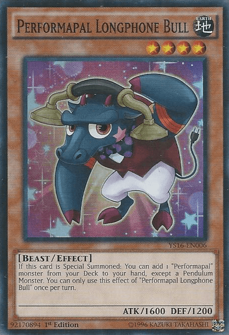 Performapal Longphone Bull [YS16-EN006] Super Rare - Josh's Cards