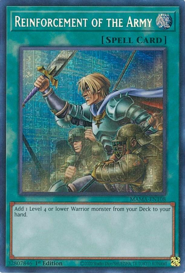 Reinforcement of the Army [MAMA-EN108] Secret Pharaoh's Rare - Josh's Cards