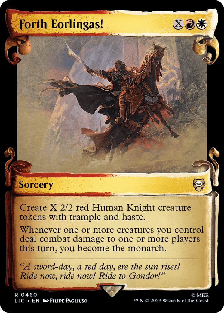 Forth Eorlingas! (LTC-460) - Tales of Middle-earth Commander: (Showcase)