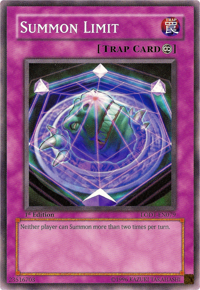Summon Limit (LODT-EN079) - Light of Destruction Unlimited