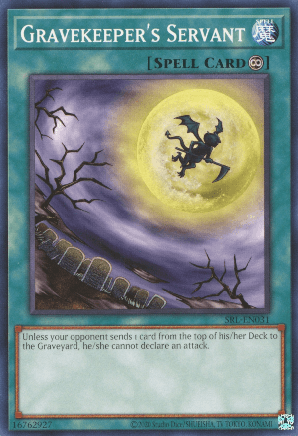 Gravekeeper's Servant [SRL-EN031] Short Print - Josh's Cards