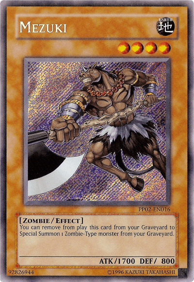 Mezuki [PP02-EN016] Secret Rare - Josh's Cards