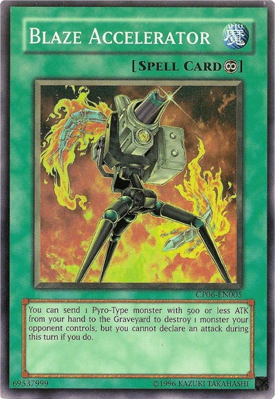 Blaze Accelerator [CP06-EN005] Super Rare - Josh's Cards