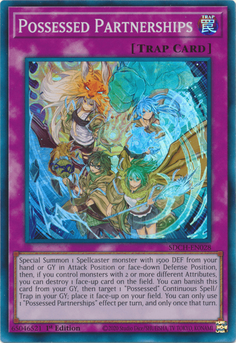 Possessed Partnerships [SDCH-EN028] Super Rare - Josh's Cards