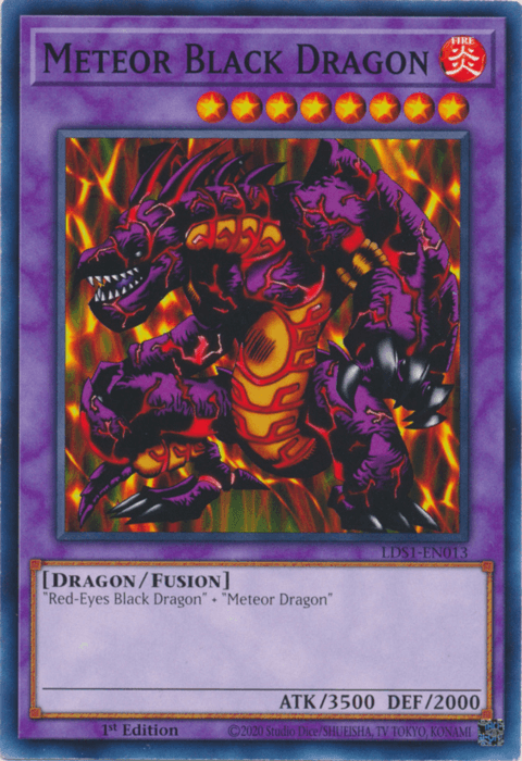 Meteor Black Dragon [LDS1-EN013] Common - Josh's Cards