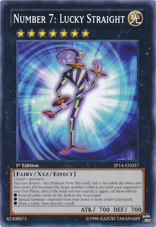 Number 7: Lucky Straight [SP14-EN027] Common - Josh's Cards