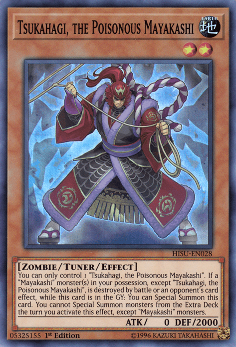 Tsukahagi, the Poisonous Mayakashi [HISU-EN028] Super Rare - Josh's Cards