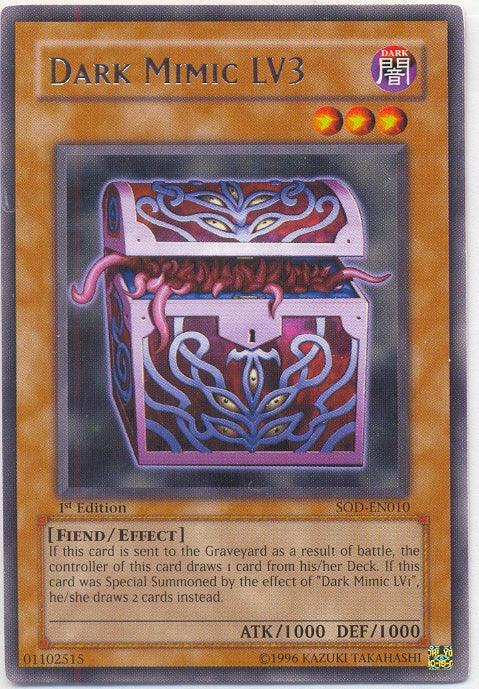 Dark Mimic LV3 [SOD-EN010] Rare - Josh's Cards