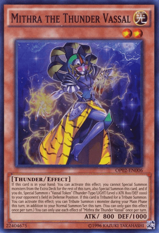 Mithra the Thunder Vassal [OP02-EN006] Super Rare - Josh's Cards