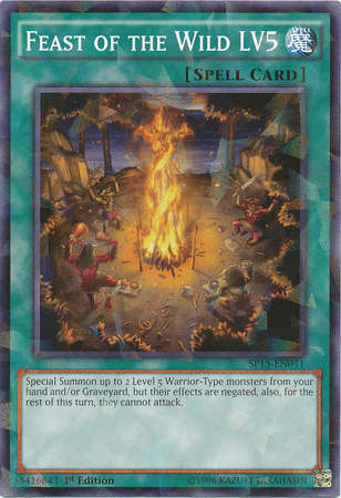 Feast of the Wild LV5 [SP15-EN041] Shatterfoil Rare - Josh's Cards