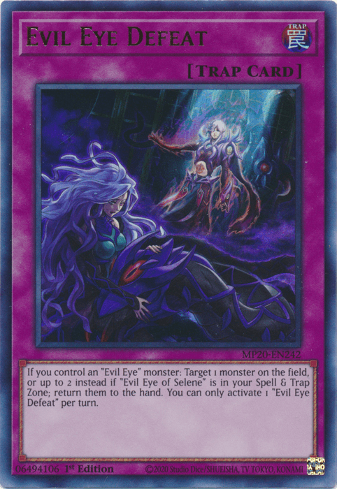 Evil Eye Defeat [MP20-EN242] Ultra Rare - Josh's Cards
