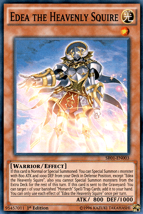Edea the Heavenly Squire [SR01-EN003] Super Rare - Josh's Cards