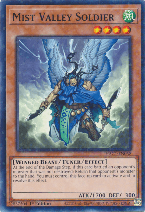 Mist Valley Soldier (Duel Terminal) [HAC1-EN058] Common - Josh's Cards