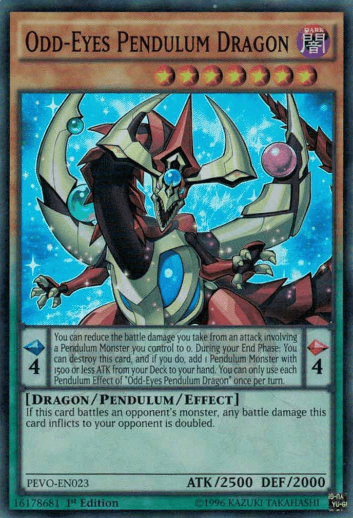 Odd-Eyes Pendulum Dragon [PEVO-EN023] Super Rare - Josh's Cards