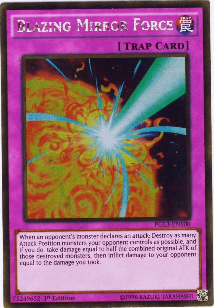 Blazing Mirror Force [PGL3-EN100] Gold Rare - Josh's Cards