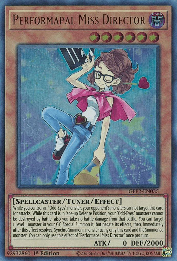 Performapal Miss Director [GFP2-EN035] Ultra Rare - Josh's Cards