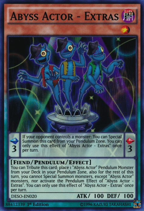 Abyss Actor - Extras [DESO-EN020] Super Rare - Josh's Cards