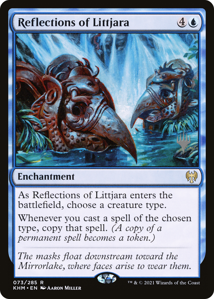 Reflections of Littjara (PPKHM-73P) - Kaldheim Promos Foil