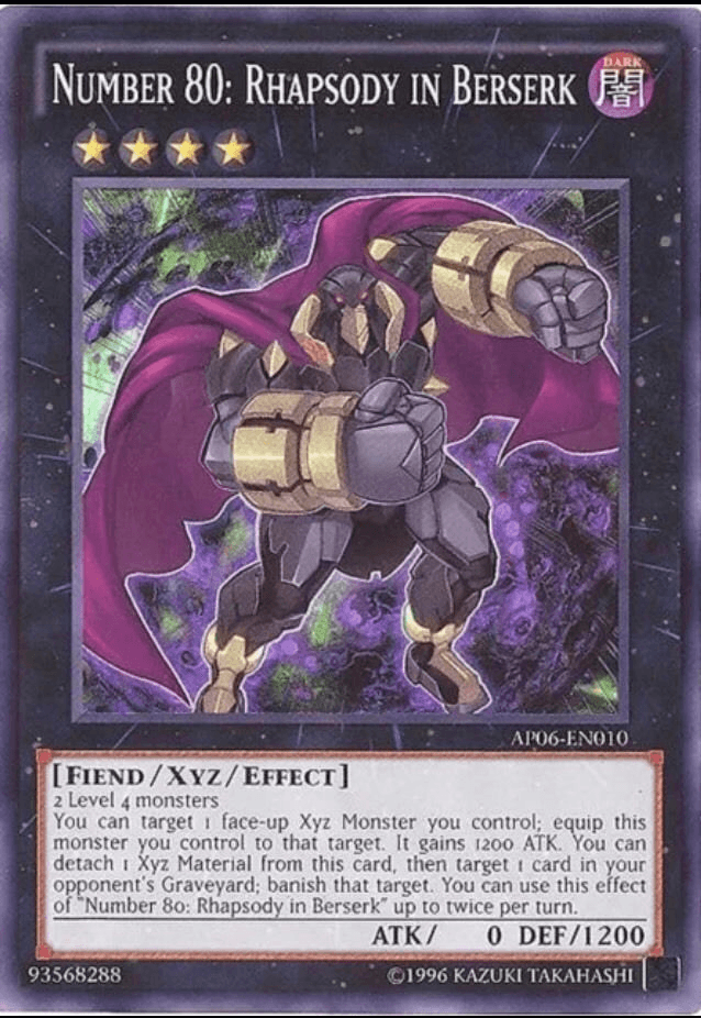 Number 80: Rhapsody in Berserk [AP06-EN010] Super Rare - Josh's Cards