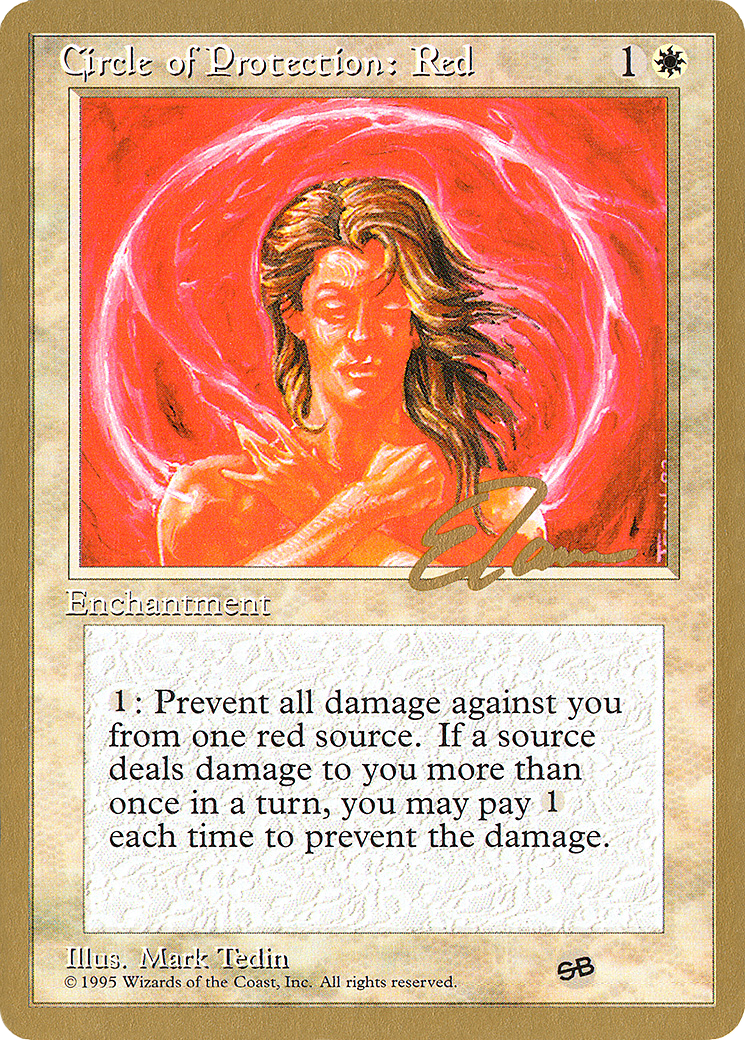 Circle of Protection: Red (WCD-) - Pro Tour Collector Set