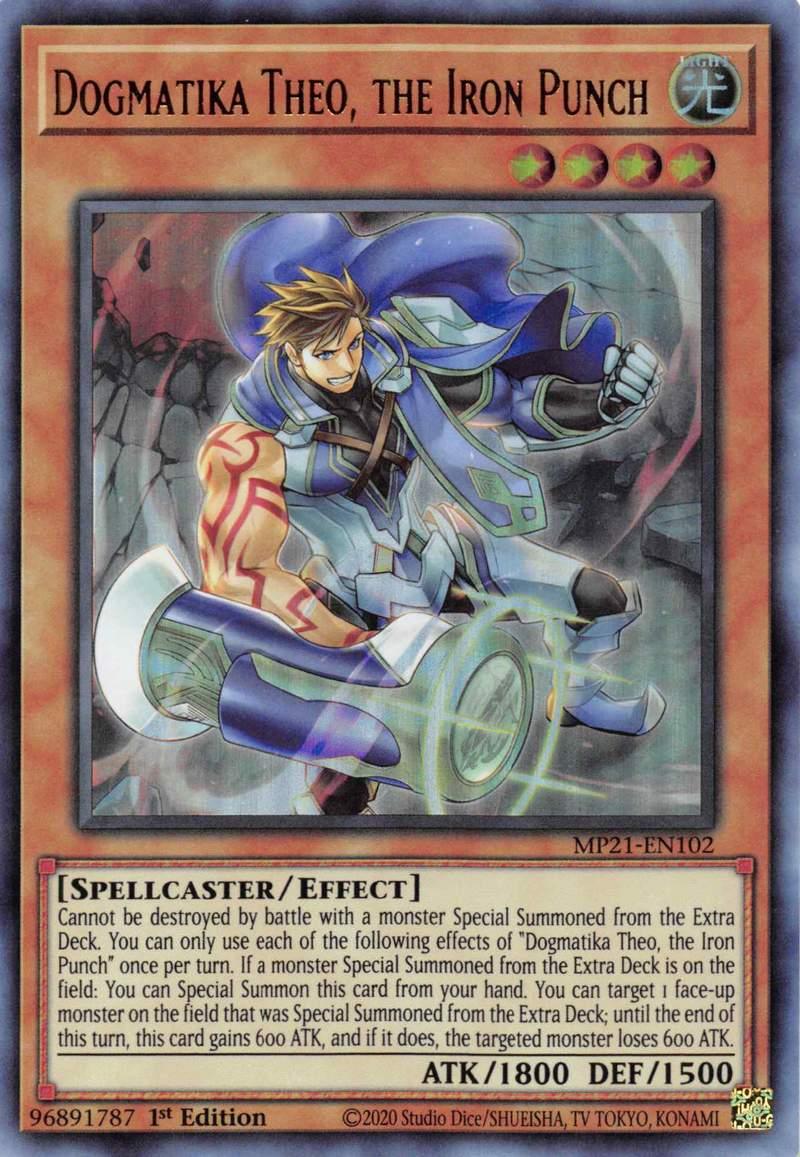 Dogmatika Theo, the Iron Punch [MP21-EN102] Ultra Rare - Josh's Cards