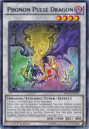 Phonon Pulse Dragon [MP15-EN031] Rare - Josh's Cards