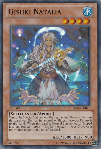 Gishki Natalia [HA07-EN040] Super Rare - Josh's Cards