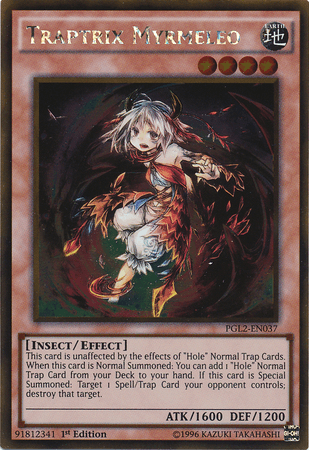 Traptrix Myrmeleo [PGL2-EN037] Gold Rare - Josh's Cards