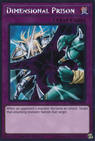 Dimensional Prison [NKRT-EN034] Platinum Rare - Josh's Cards