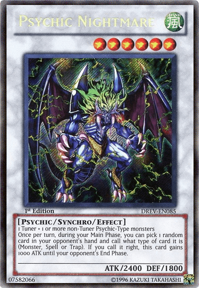 Psychic Nightmare [DREV-EN085] Secret Rare - Josh's Cards