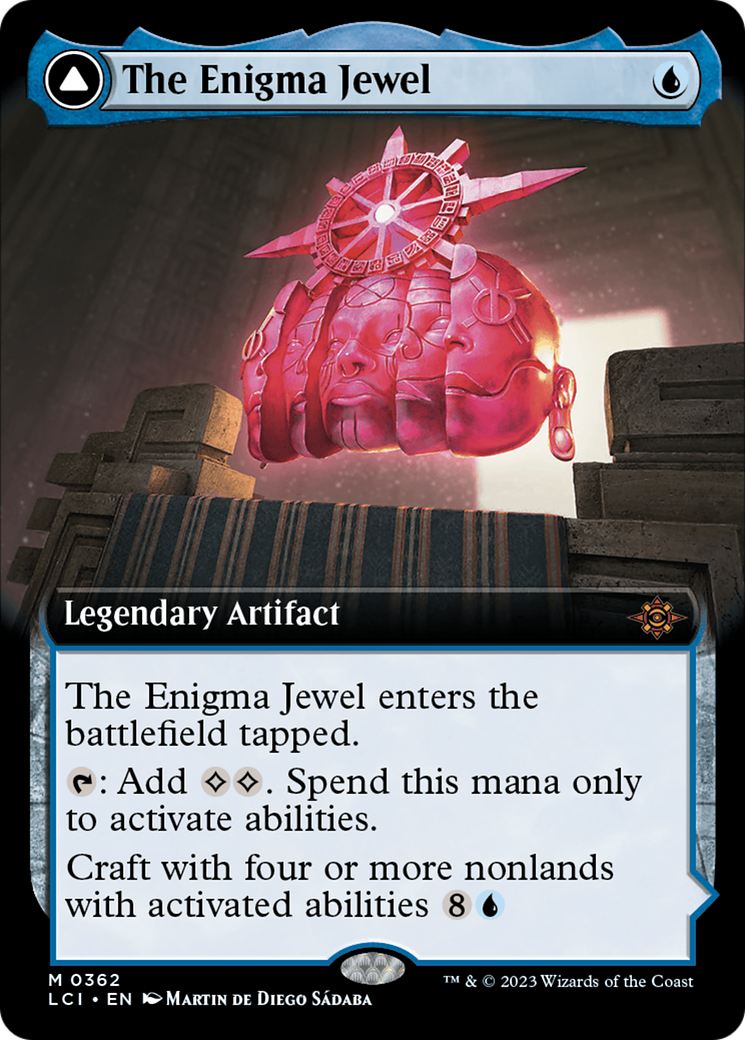 The Enigma Jewel // Locus of Enlightenment (LCI-362) - The Lost Caverns of Ixalan: (Extended Art)