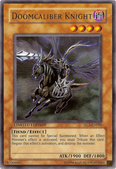 Doomcaliber Knight [SJCS-EN006] Ultra Rare - Josh's Cards