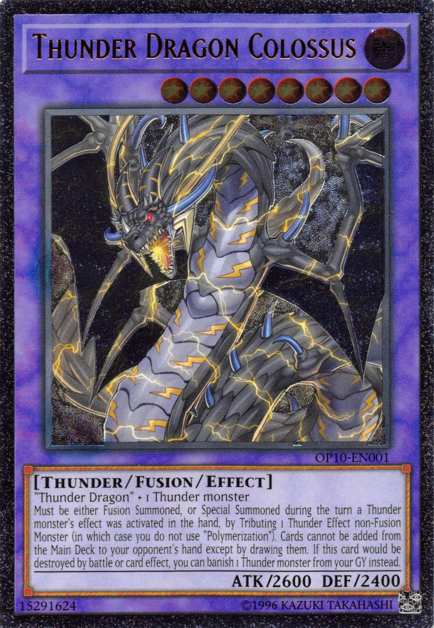 Thunder Dragon Colossus [OP10-EN001] Ultimate Rare - Josh's Cards