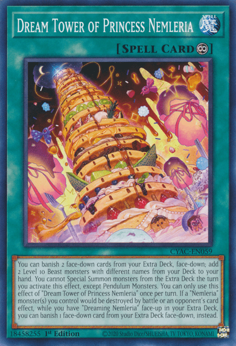 Dream Tower of Princess Nemleria [CYAC-EN059] Common - Josh's Cards