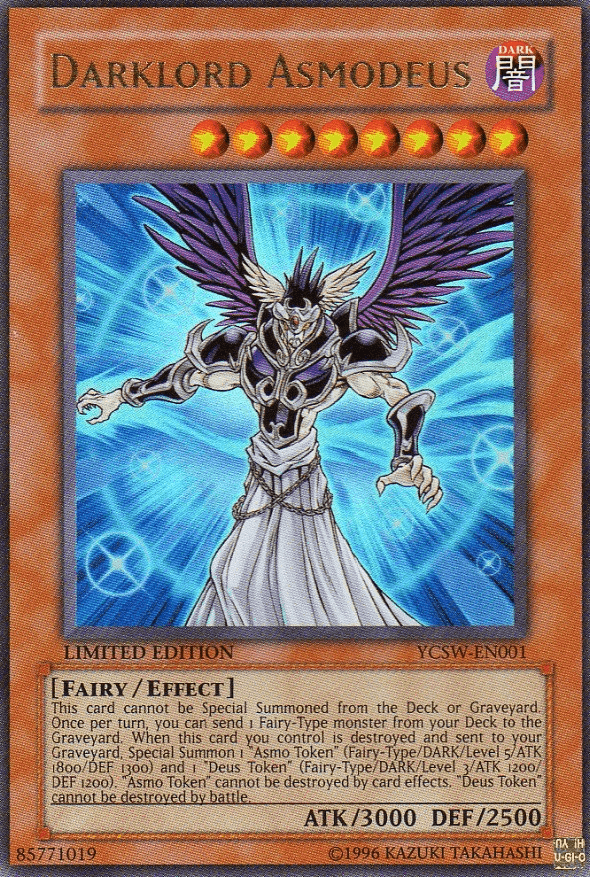 Darklord Asmodeus [YCSW-EN001] Ultra Rare - Josh's Cards