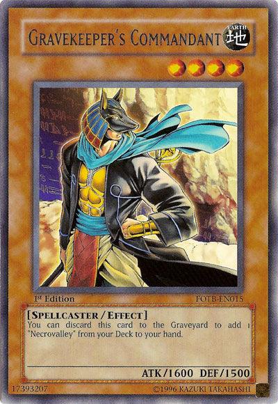 Gravekeeper's Commandant [FOTB-EN015] Rare - Josh's Cards