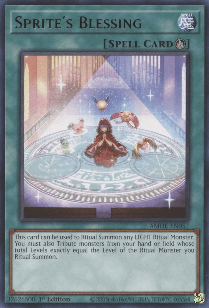Sprite's Blessing [AMDE-EN057] Rare - Josh's Cards