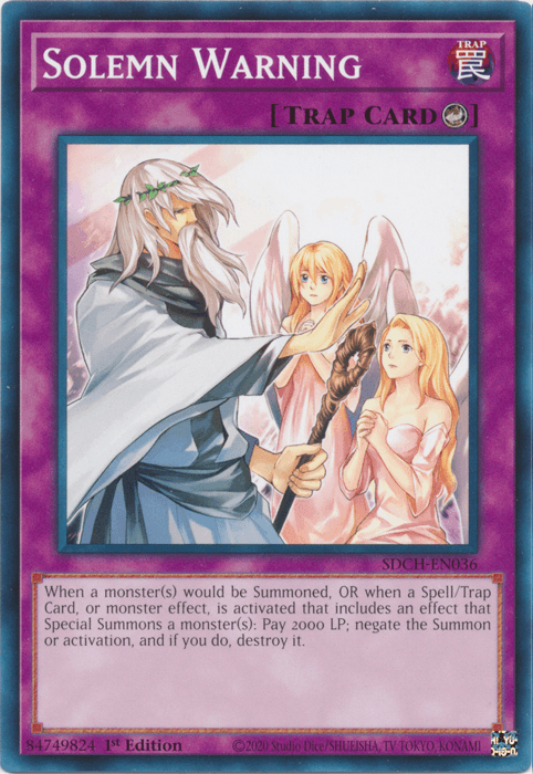 Solemn Warning [SDCH-EN036] Common - Josh's Cards